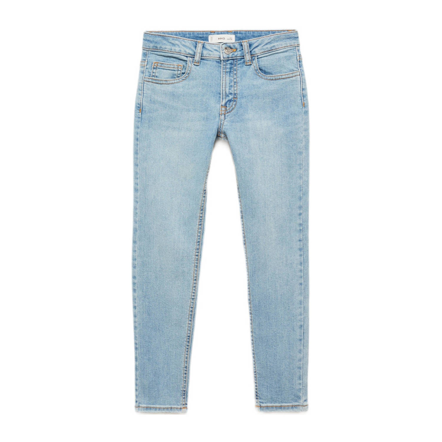 Mango Kids slim fit jeans light blue denim