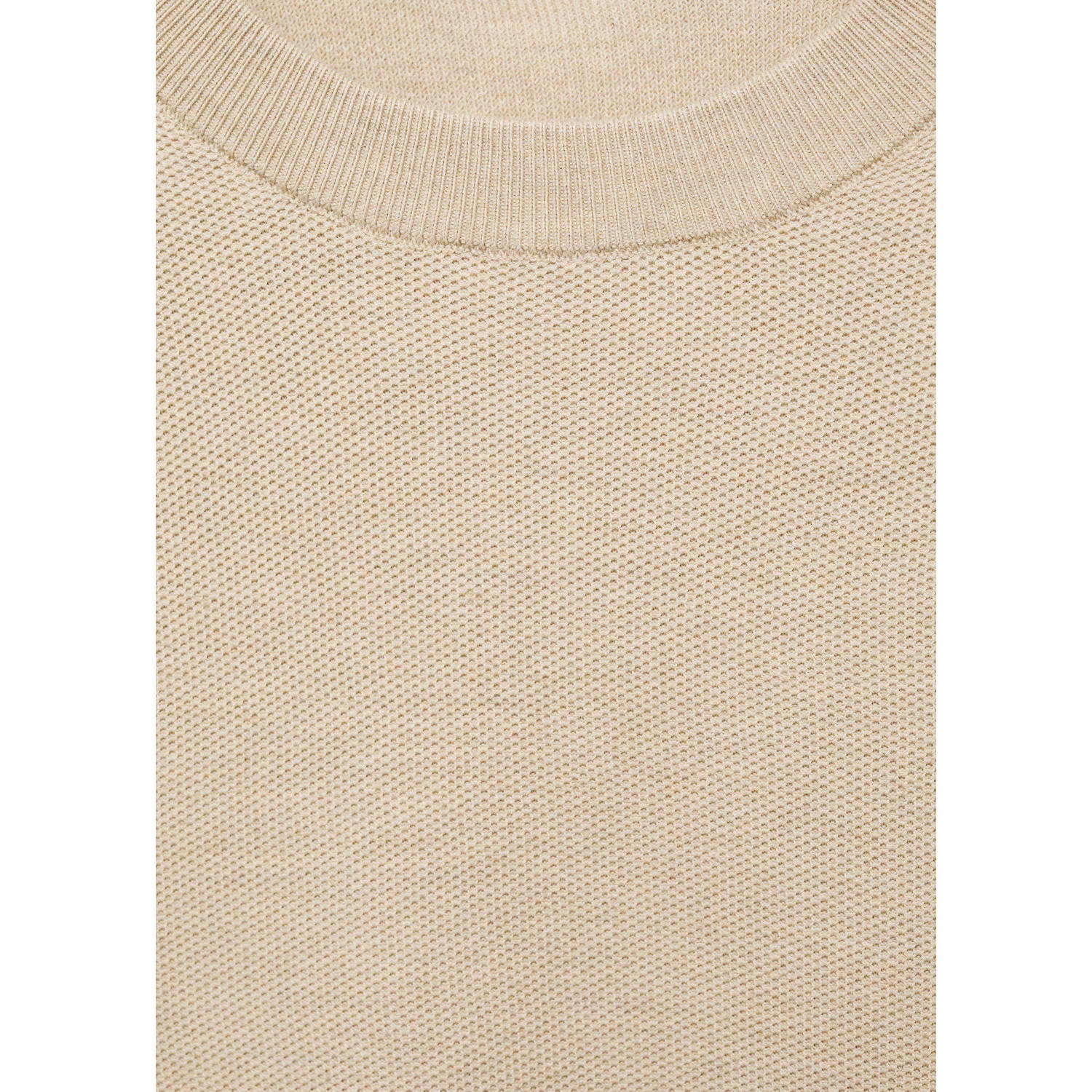 Mango Man trui fijn gebreid beige