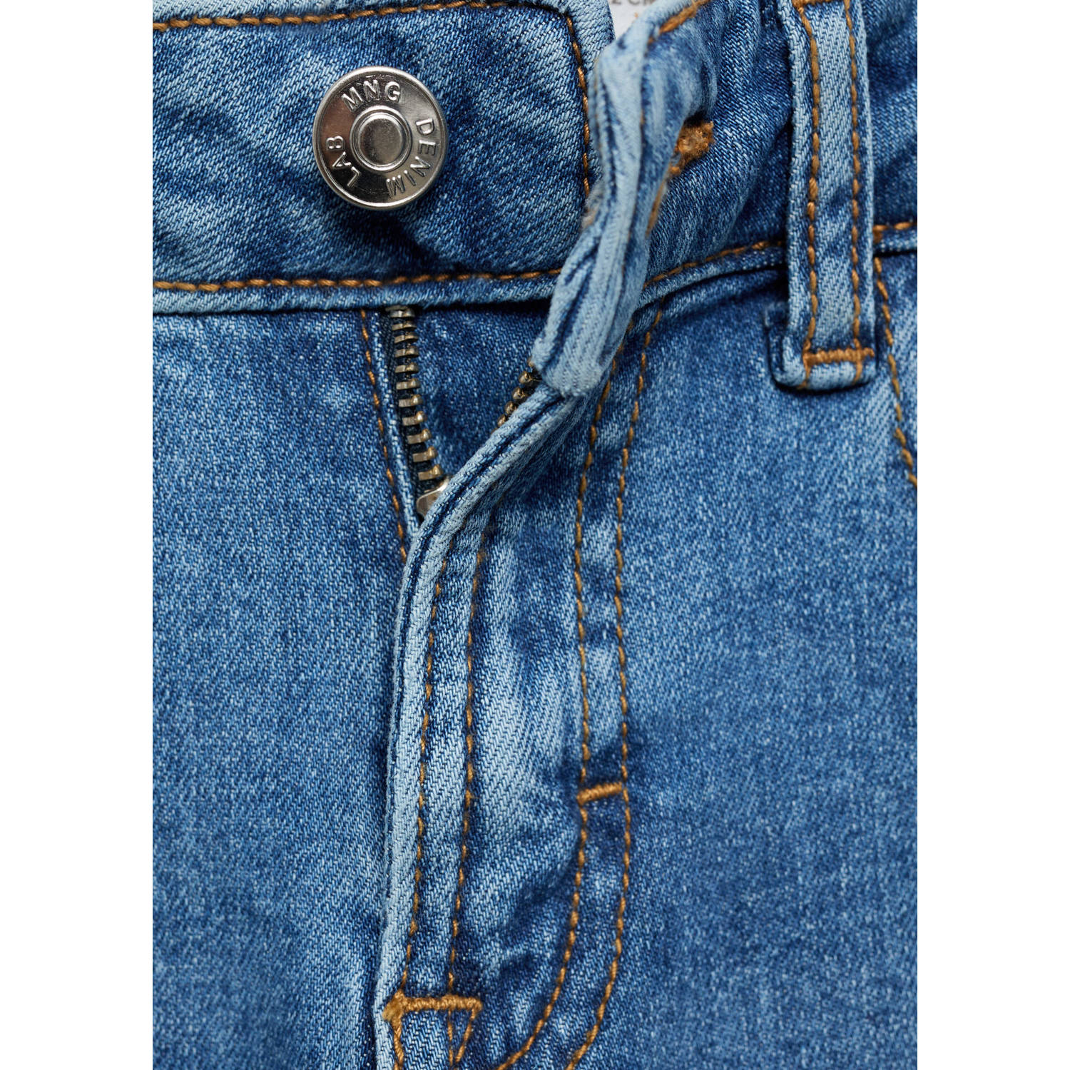 Mango Kids slim fit jeans medium blue denim