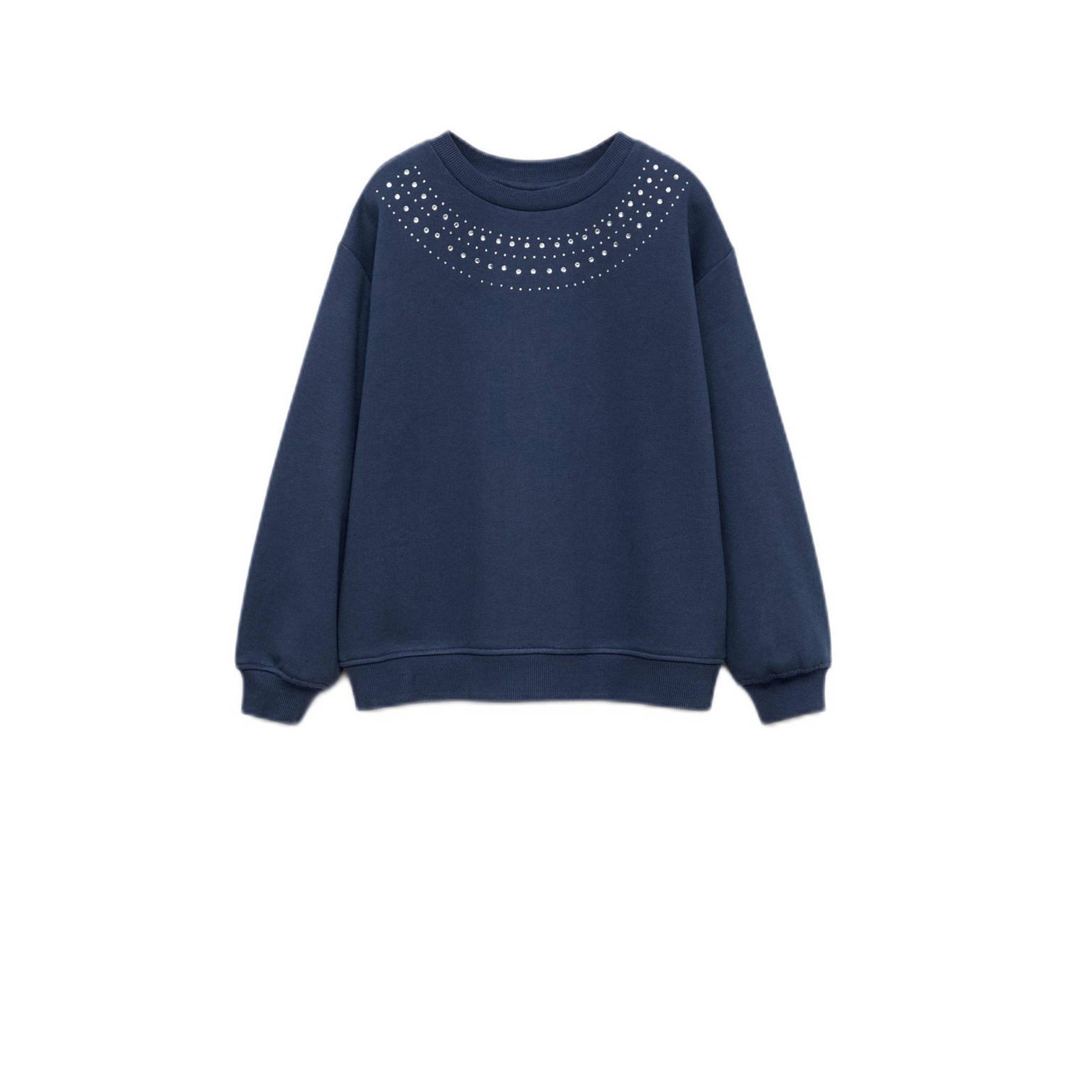 Mango Kids sweater donkerblauw