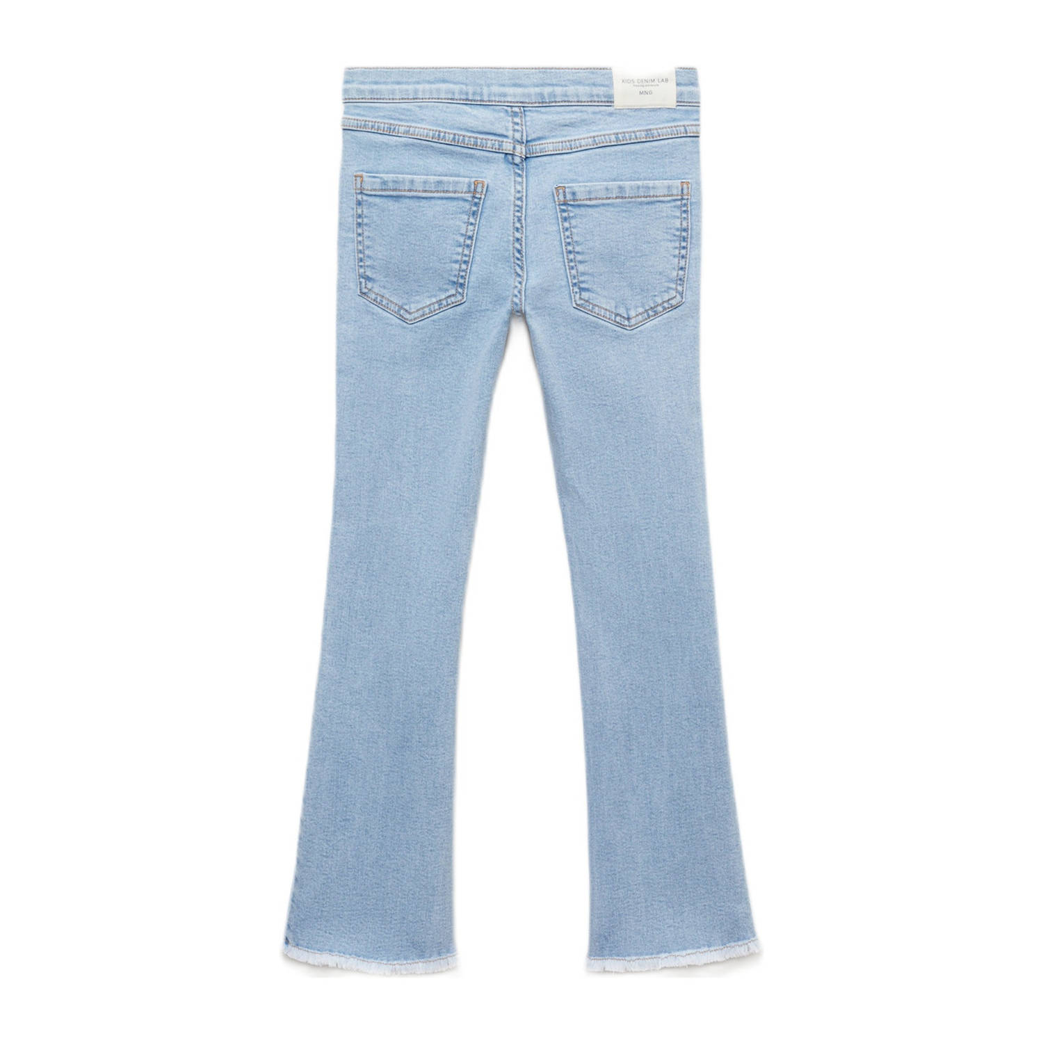 Mango Kids flared jeans light blue denim