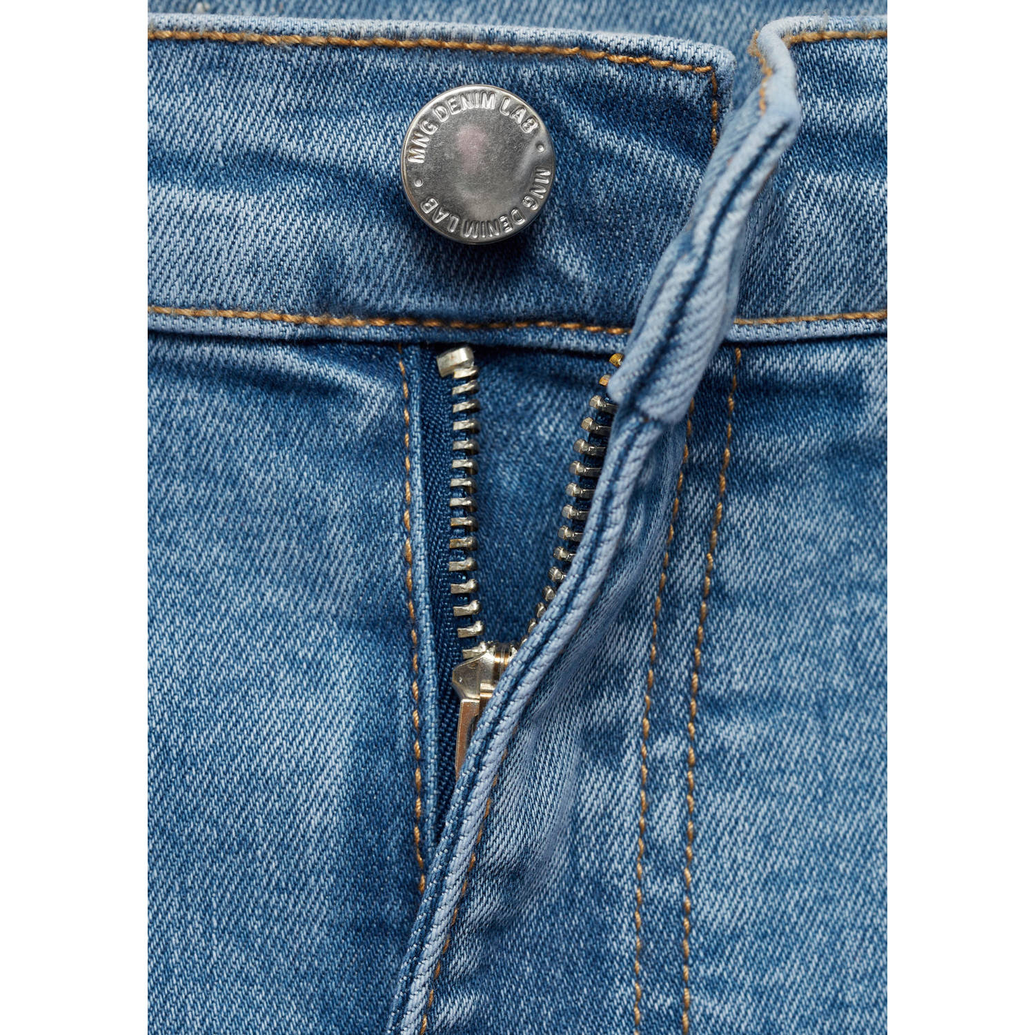 Mango Kids flared jeans medium blue denim