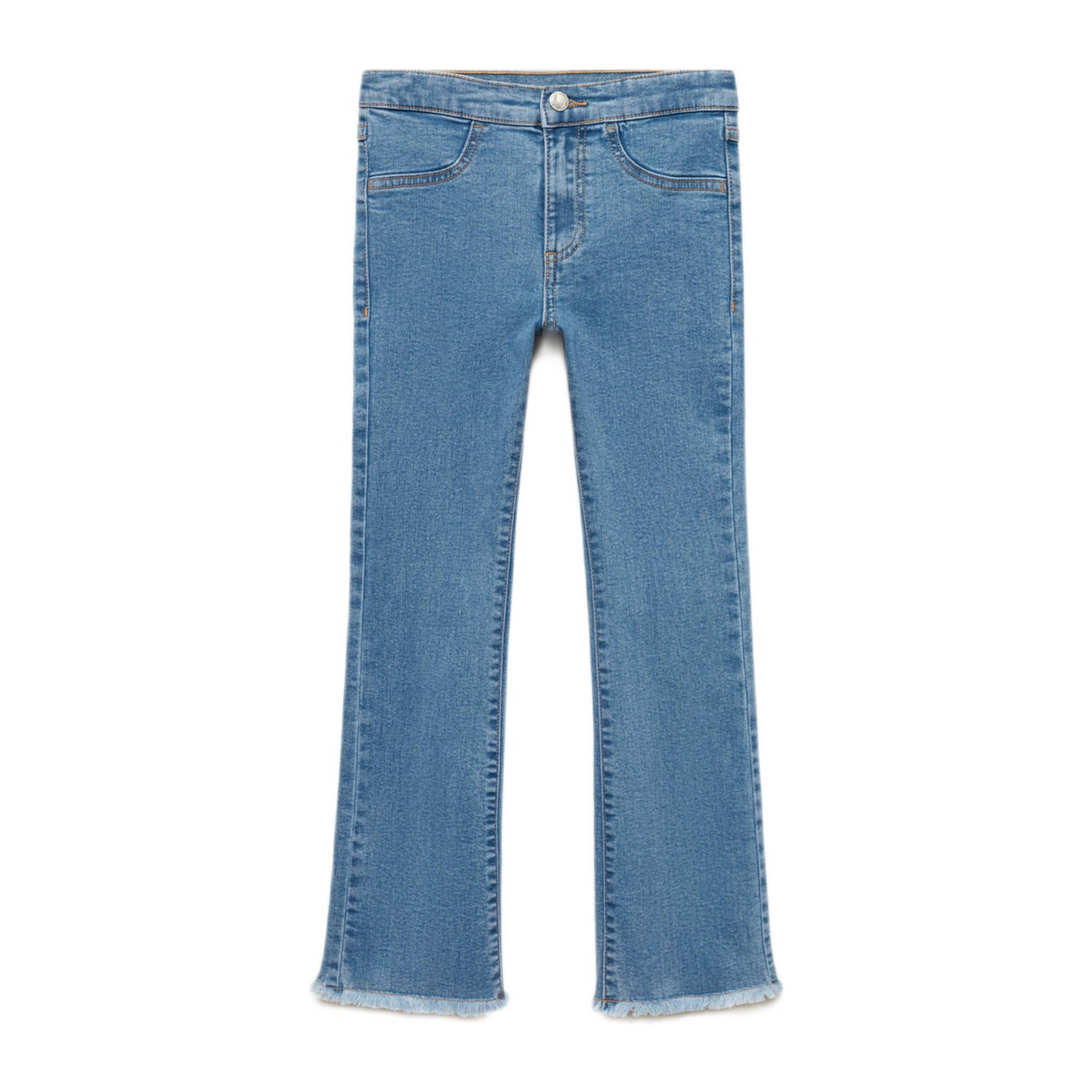 Mango Kids flared jeans medium blue denim