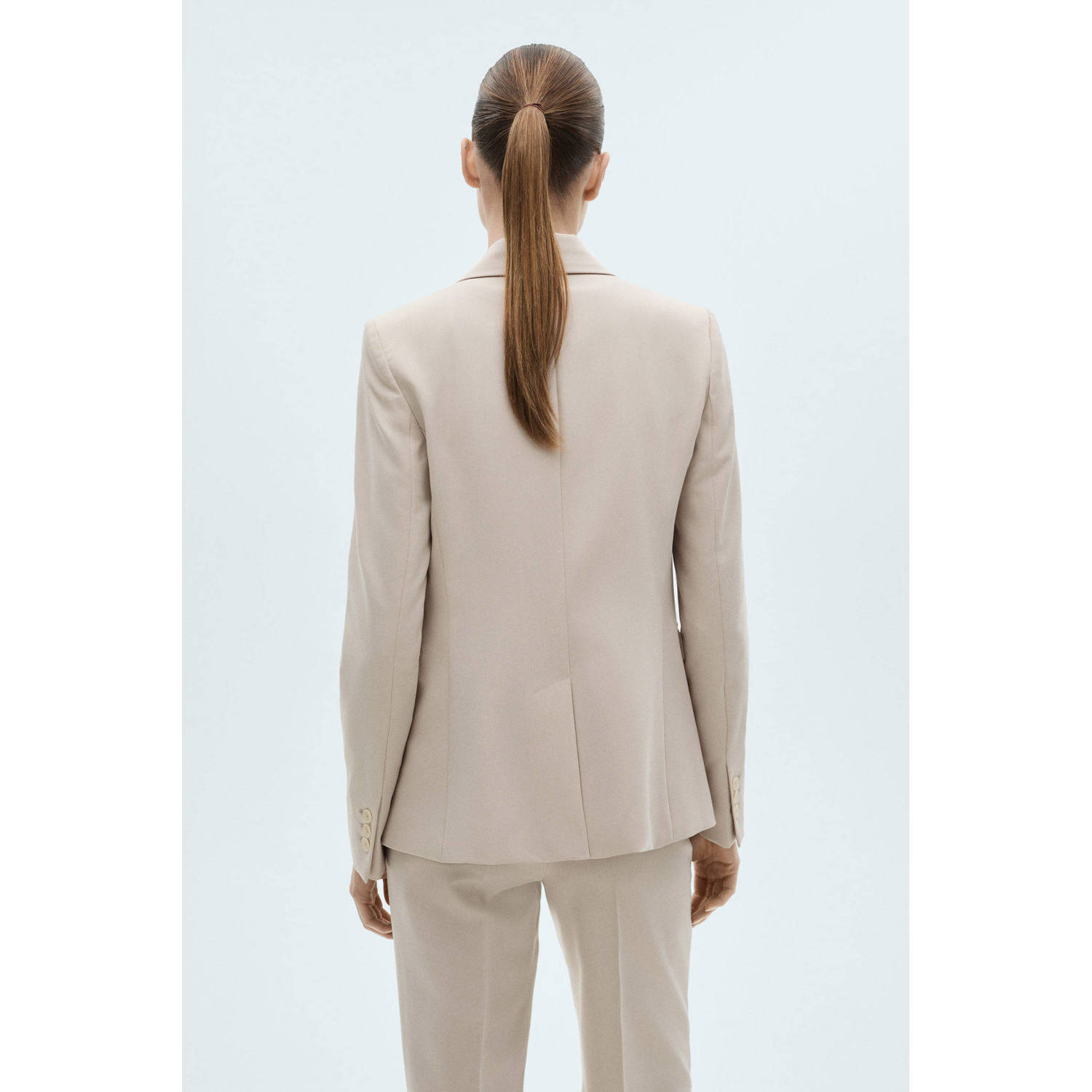 Mango regular blazer beige