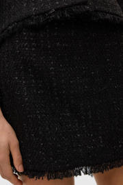 thumbnail: VERO MODA korte rok met lurex zwart
