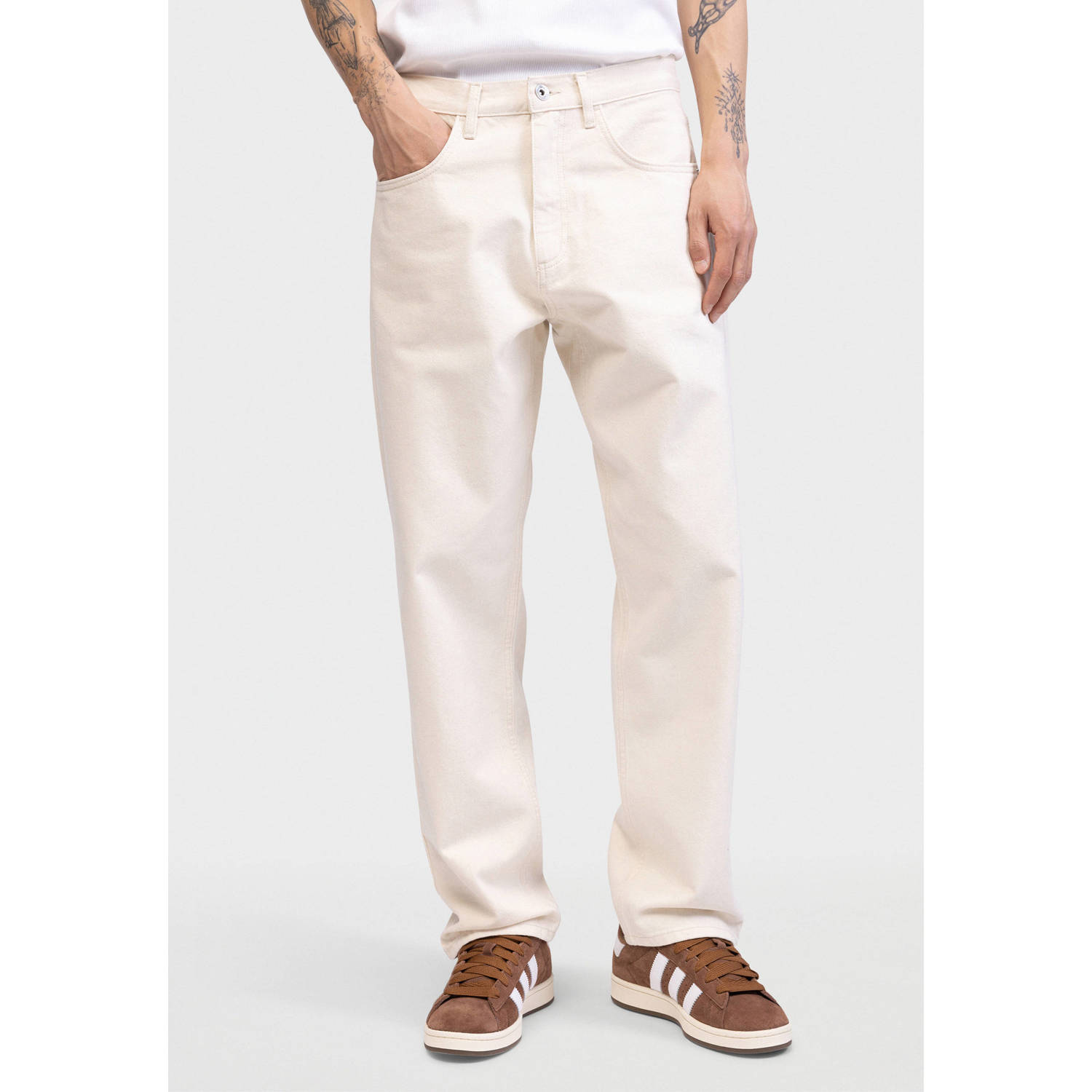 Redefined Rebel RRTokyo loose fit jeans ecru