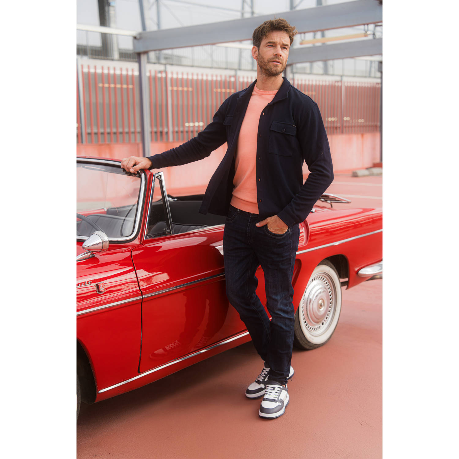 GABBIANO overshirt donkerblauw
