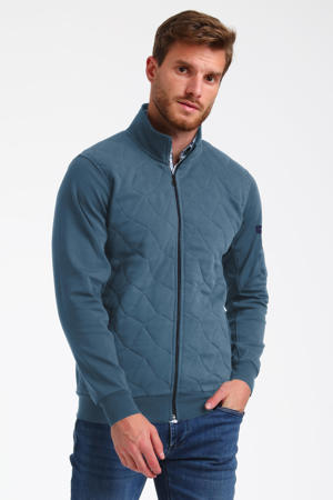 sweatvest blauw