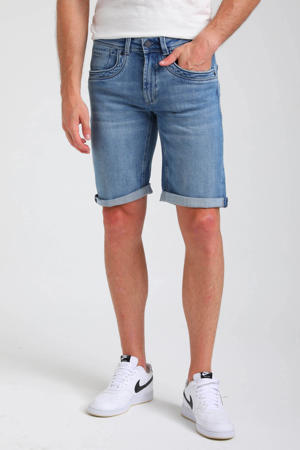 denim regular short blauw