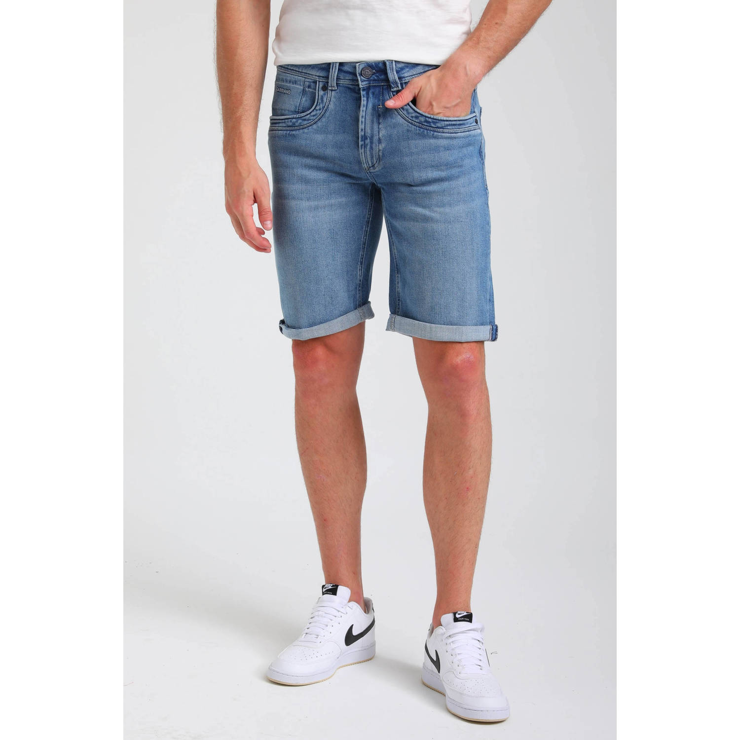 GABBIANO denim regular short blauw
