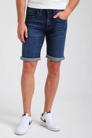 denim regular short blauw