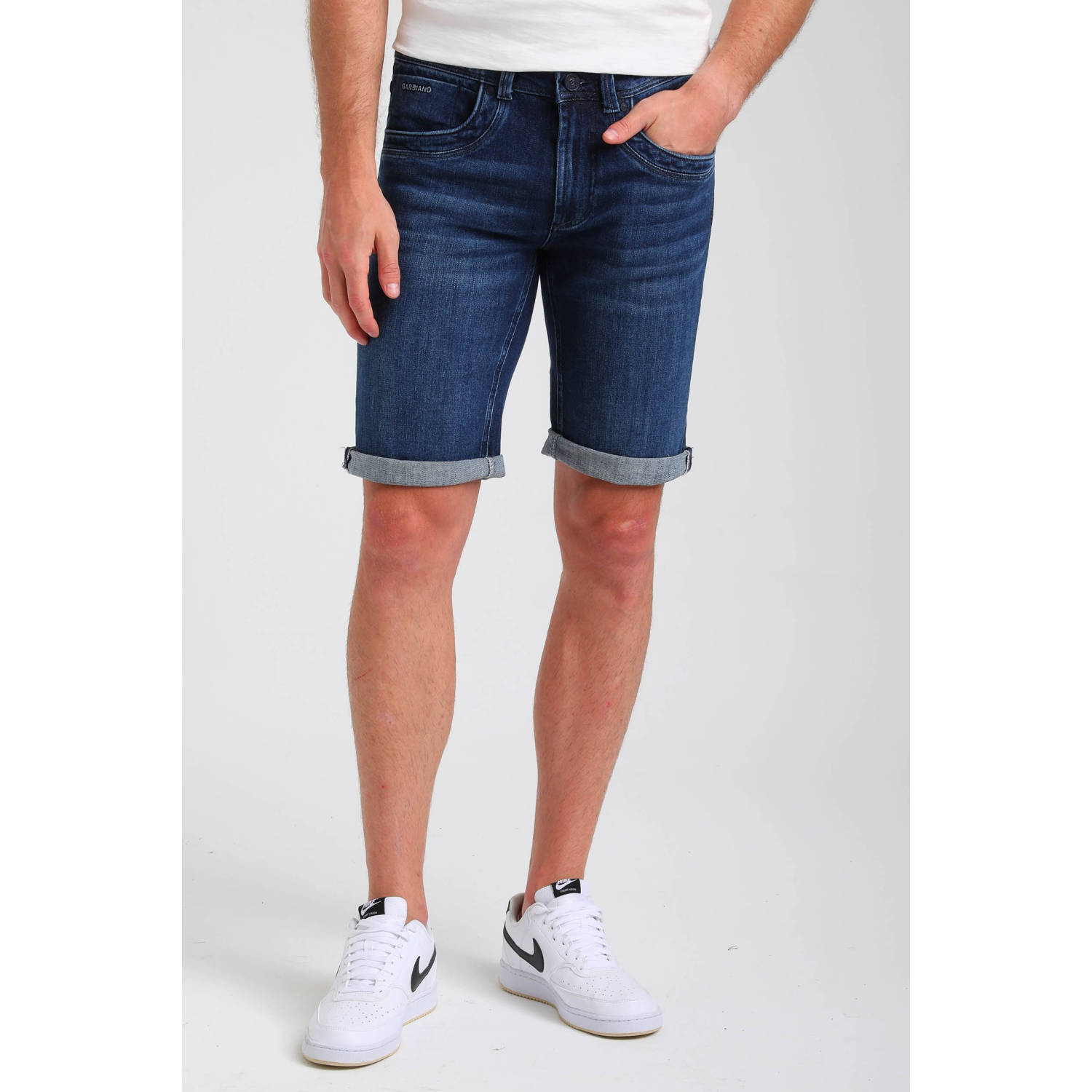 GABBIANO denim regular short blauw