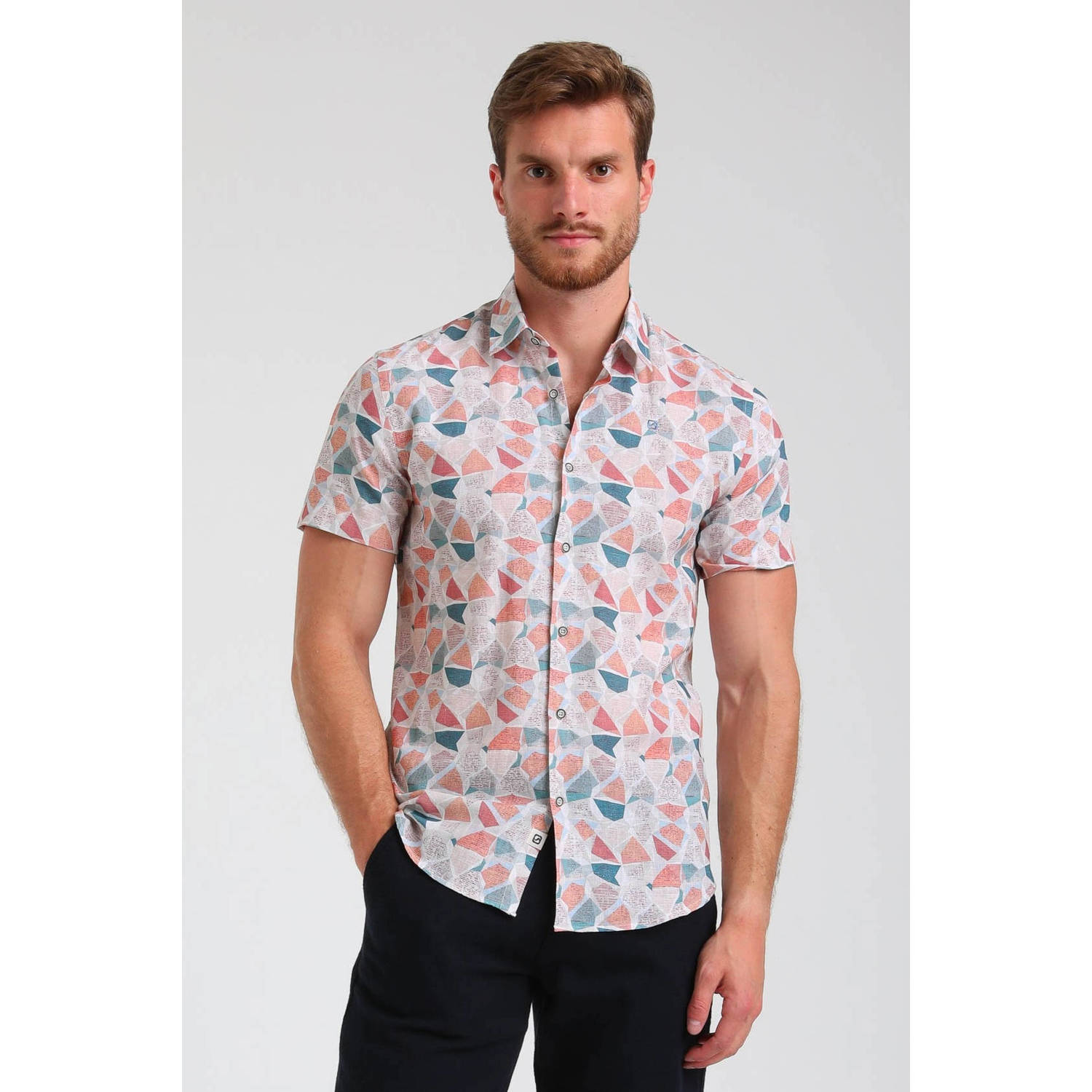 GABBIANO casual overhemd roze