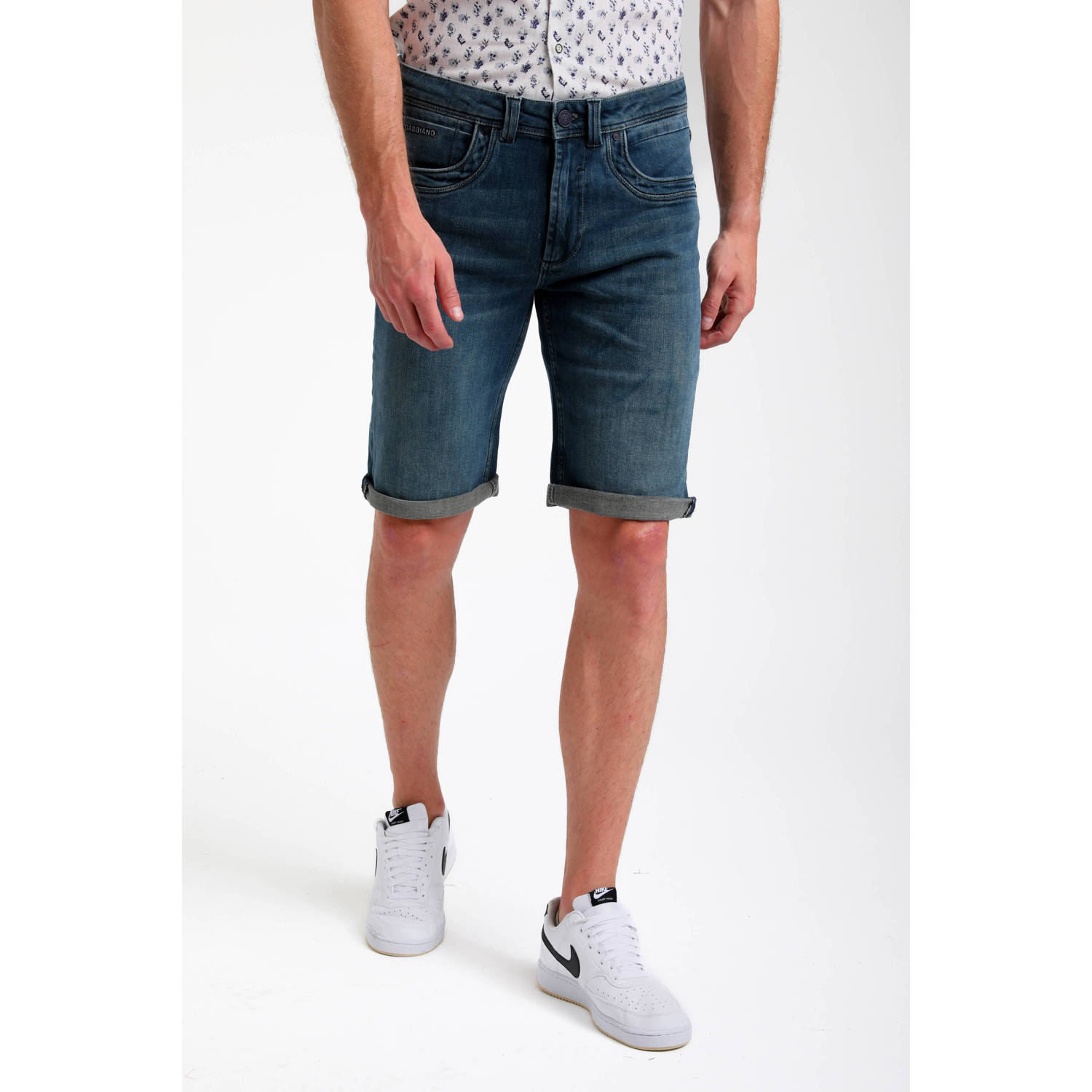 GABBIANO denim regular short donkerblauw