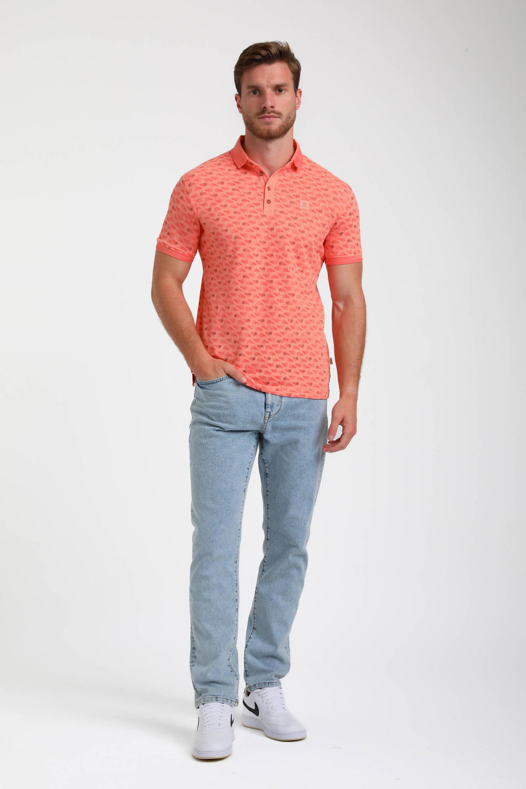 GABBIANO polo koraalrood