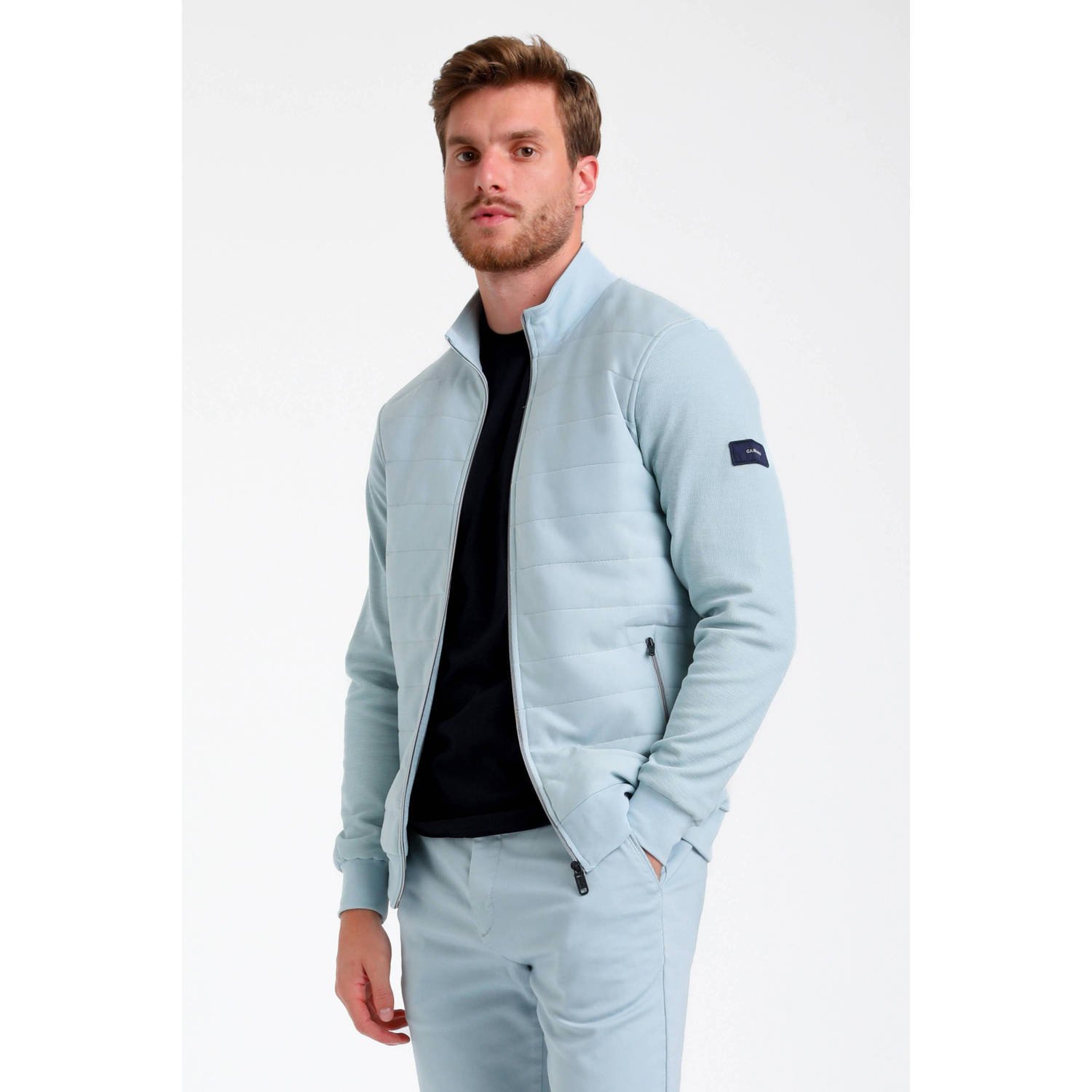 GABBIANO sweatvest lichtblauw