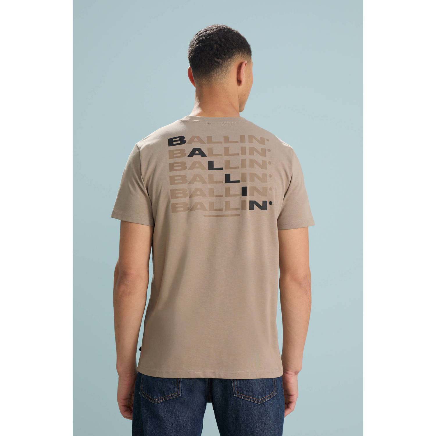 Ballin T-shirt taupe