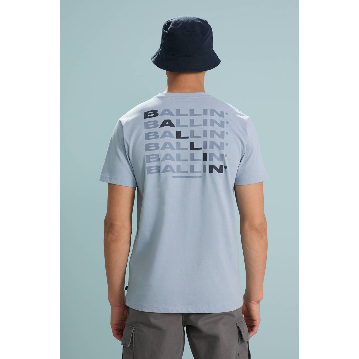 Ballin T-shirt lichtblauw