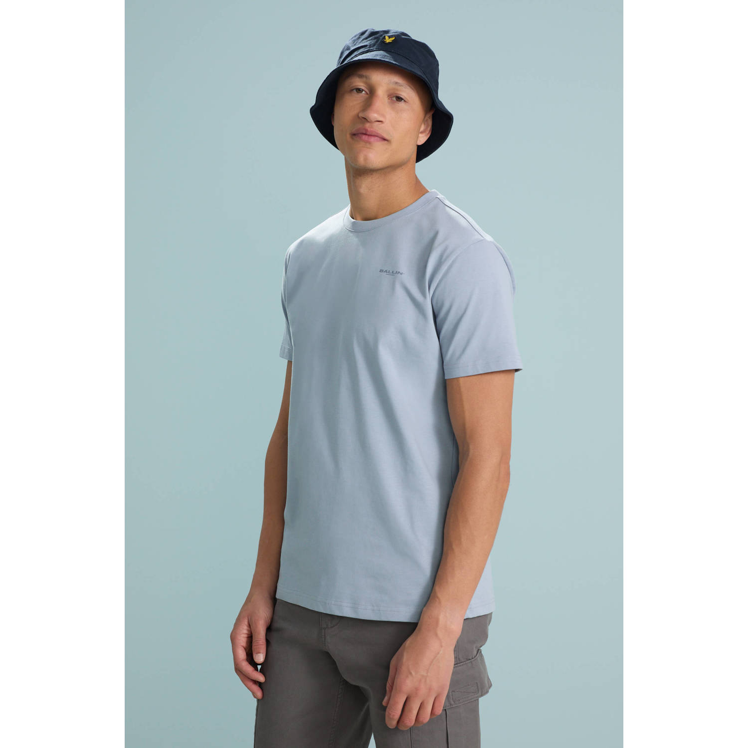 Ballin T-shirt lichtblauw
