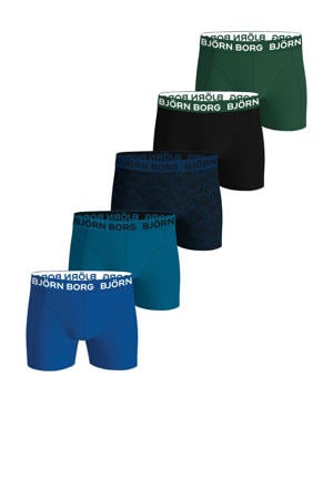 boxershort - set van 5 blauw/zwart/groen