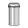 Brabantia Touch Bin afvalemmer 60L met kunststof binnenemmer - Matt Steel