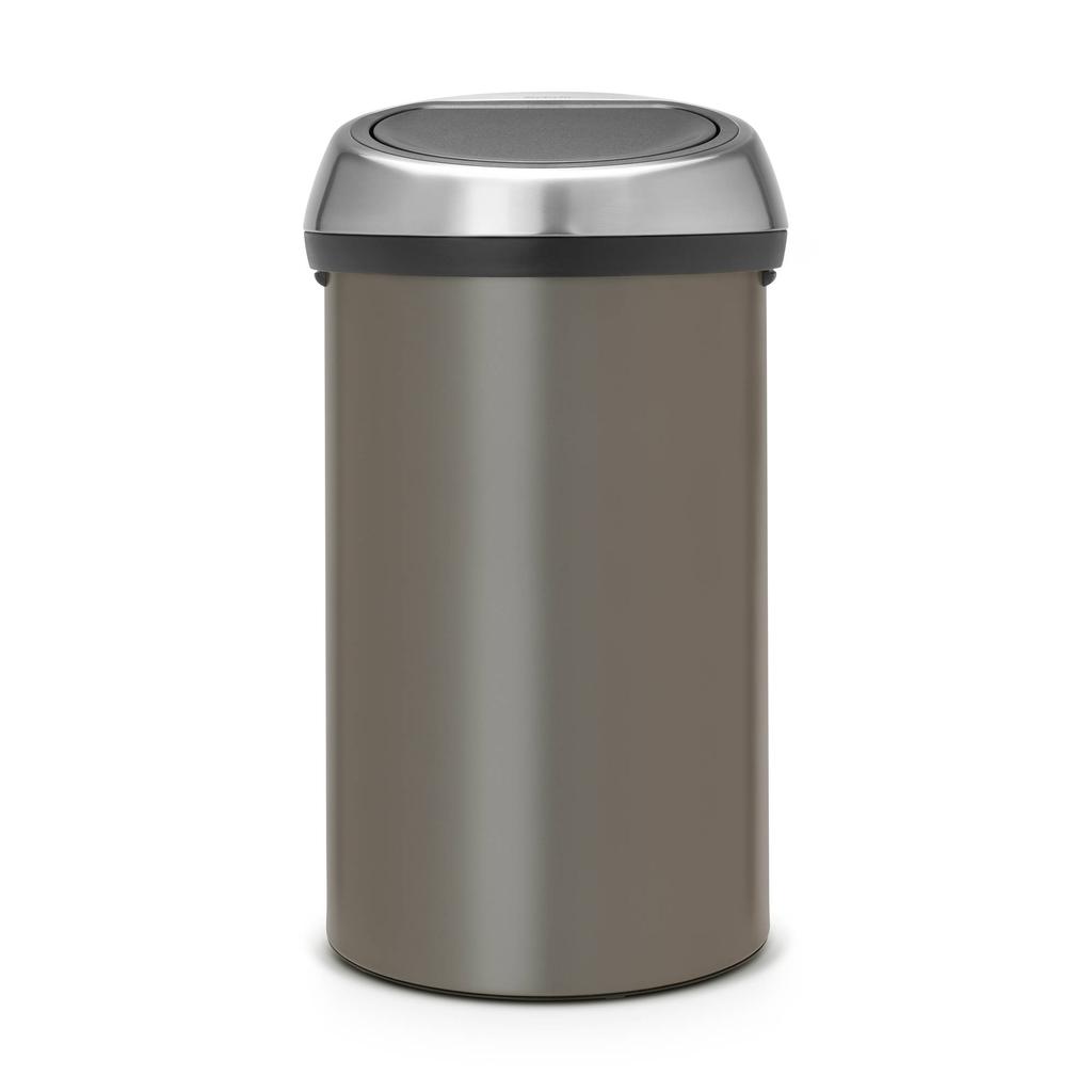 Brabantia Brabantia Touch Bin afvalemmer, 60 liter - Platinum