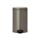 Brabantia Brabantia NewIcon Pedaalemmer, 20 liter, kunststof binnenemmer - Platinum
