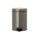 Brabantia Brabantia NewIcon Pedaalemmer, 5 liter, kunststof binnenemmer - Platinum