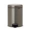Brabantia NewIcon pedaalemmer 5L met kunststof binnenemmer - Platinum