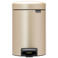 Brabantia NewIcon pedaalemmer 3L met kunststof binnenemmer - Metallic Gold