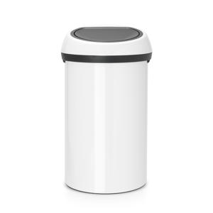 Touch Bin afvalemmer 60L met kunststof binnenemmer - White
