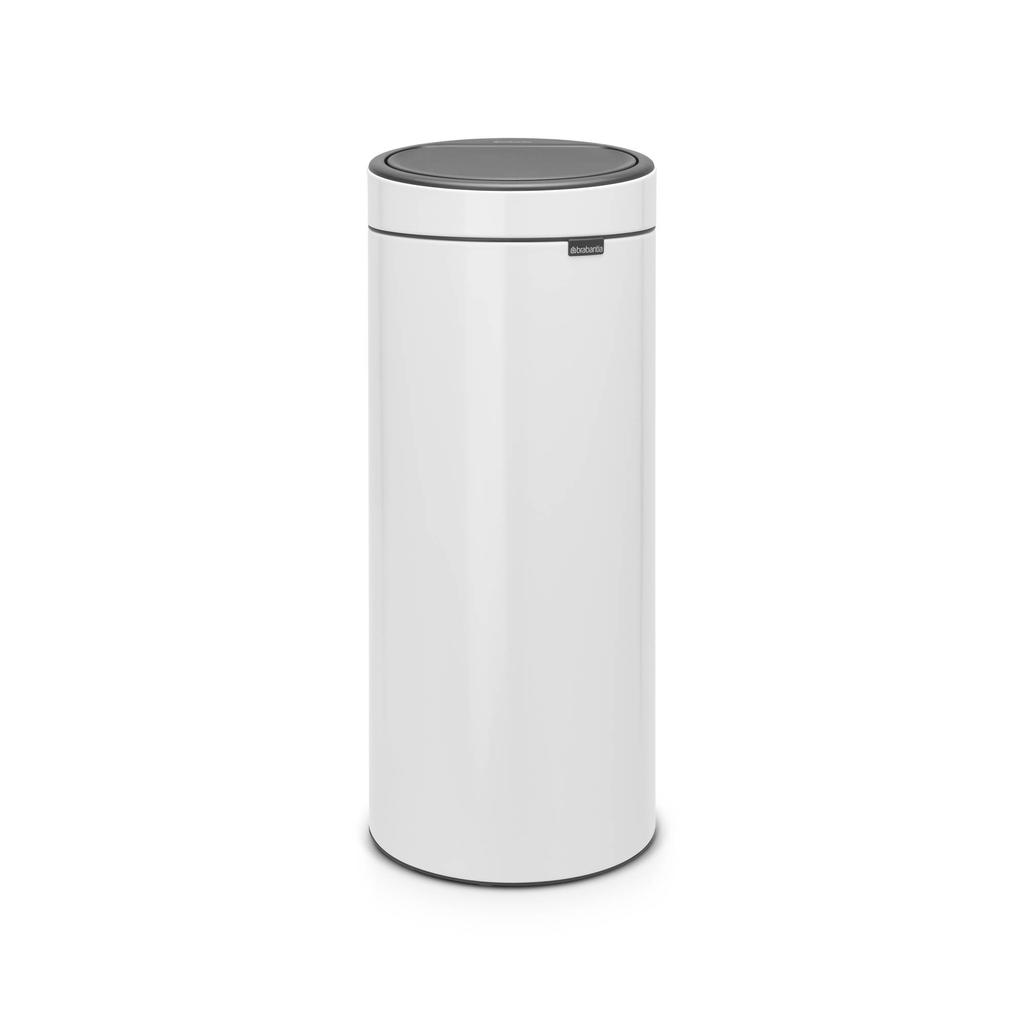 Brabantia Brabantia Touch Bin New afvalemmer, 30 liter, kunststof binnenemmer - White