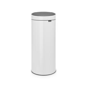 Touch Bin afvalemmer 30L met kunststof binnenemmer - White