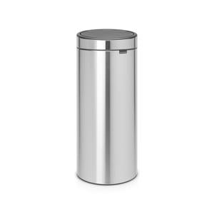 Touch Bin afvalemmer 30L met kunststof binnenemmer - Matt Steel