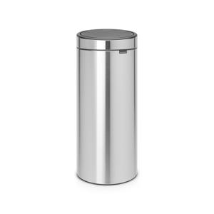 Touch Bin afvalemmer 30L met kunststof binnenemmer - Matt Steel