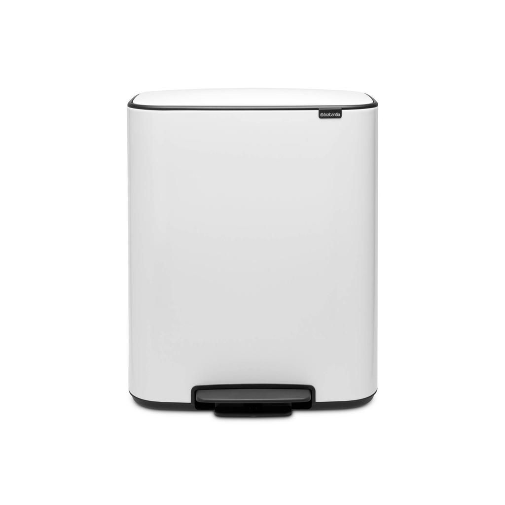 Brabantia Brabantia Bo Pedaalemmer, met 2 binnenemmers, 2 x 30 liter - White