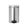 Brabantia NewIcon pedaalemmer 12L met kunststof binnenemmer - Matt Steel