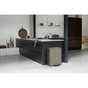 thumbnail: Brabantia Bo pedaalemmer 60L met kunststof binnenemmer - Platinum