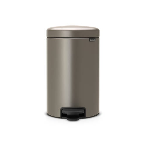 Brabantia NewIcon pedaalemmer 12L met kunststof binnenemmer - Platinum afbeelding