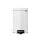 Brabantia NewIcon pedaalemmer 12L met kunststof binnenemmer - White