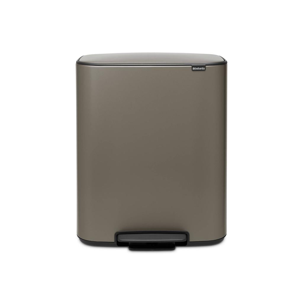 Brabantia Brabantia Bo Pedaalemmer, met 2 binnenemmers, 2 x 30 liter - Platinum