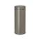 Brabantia Touch Bin afvalemmer 30L met kunststof binnenemmer - Platinum