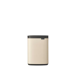 Bo afvalemmer 4L met kunststof binnenemmer - Soft Beige