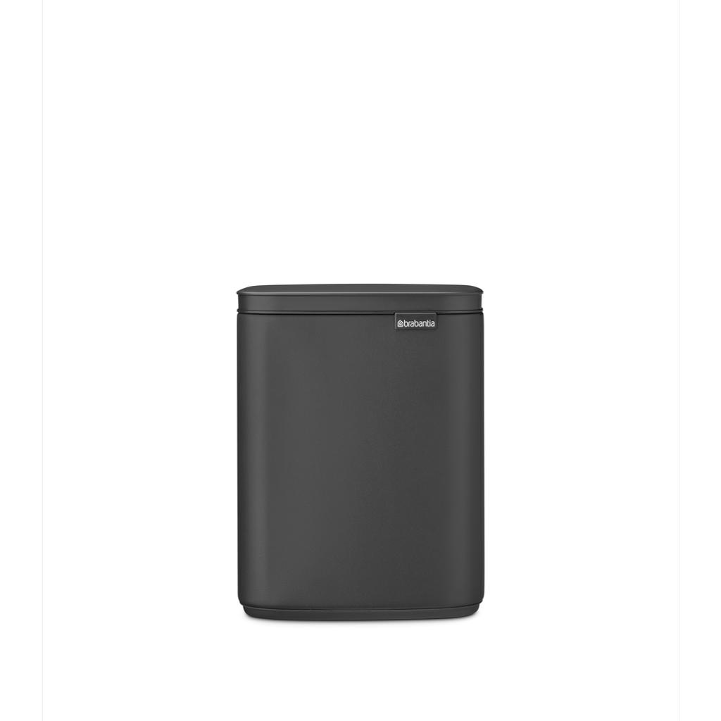 Brabantia Bo afvalemmer 7L met kunststof binnenemmer - Mineral Infinite Grey