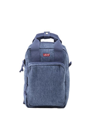 denim rugzak blauw