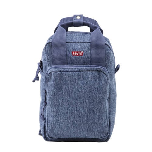 Levi's denim rugzak blauw afbeelding