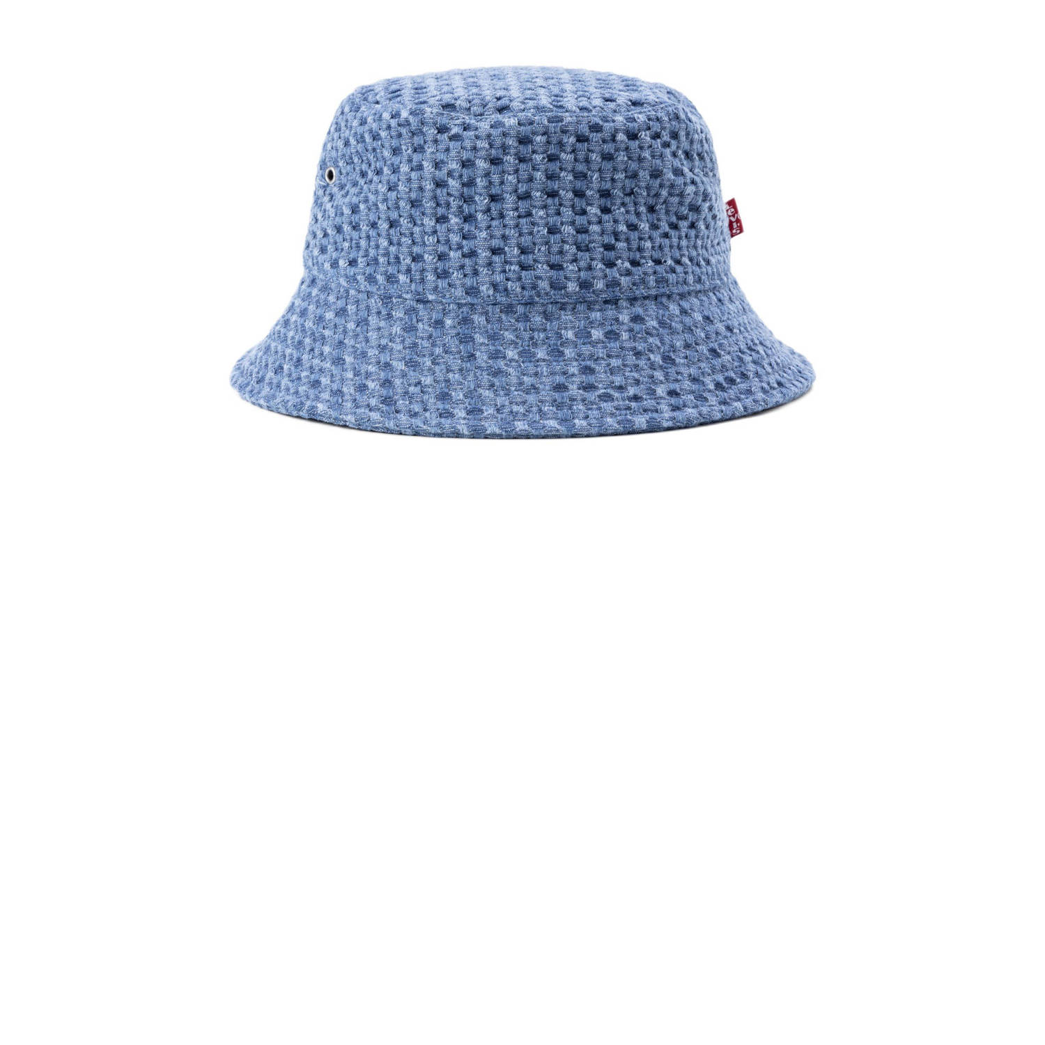 Levi's denim bucket hat blauw
