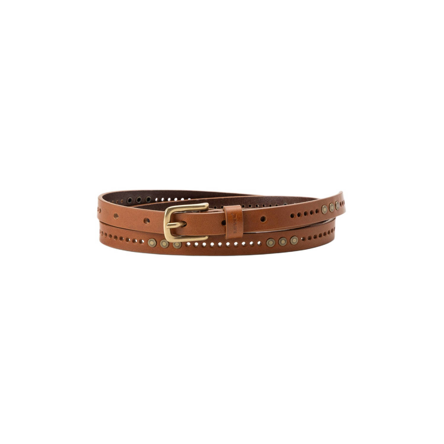 Levi's leren riem cognac