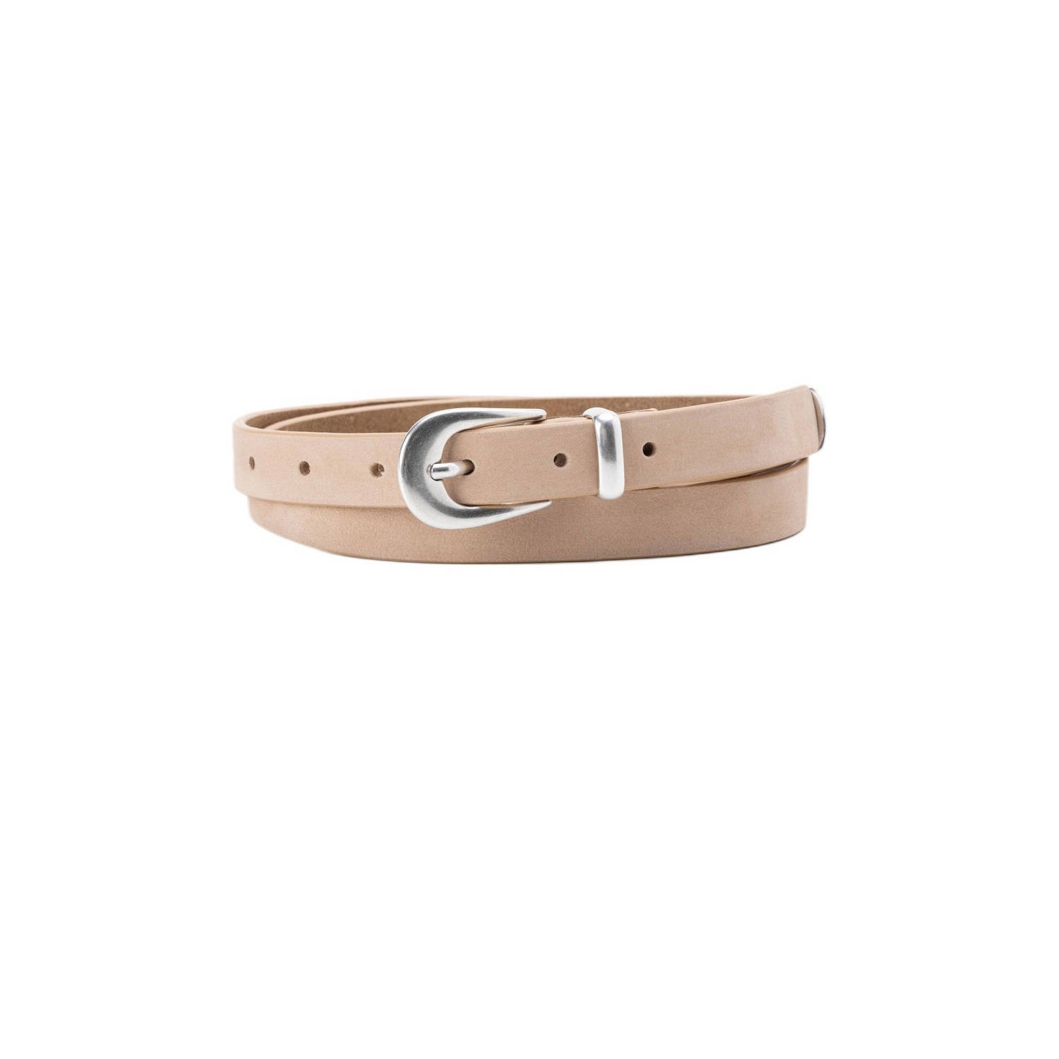 Levi's leren riem lichtroze