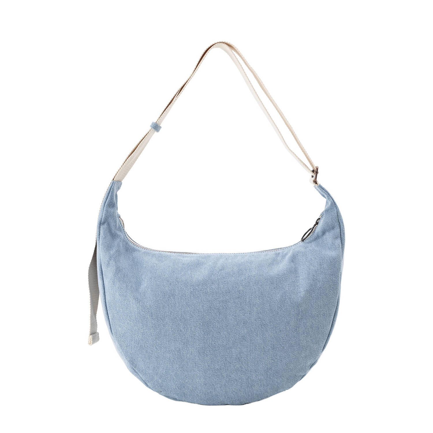 Levi's denim crossbody tas lichtblauw
